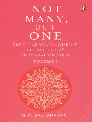 cover image of Not Many, But One, Volume I